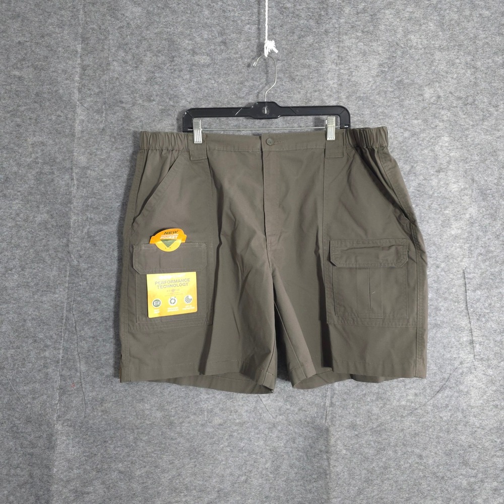 Savane Hiking Shorts Mens‎ 44 Olive Green Eco-Start Performance Tech Pocket New